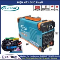 Máy hàn TIG CLASSIC TIG/ARC-200CL , hàn inox , hàn que , máy hàn điện tử