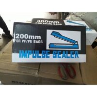 Máy hàn túi nilon dập tay Impulse Sealer 20cm Đường kính miệng túi hàn tối đa 20cm
