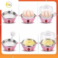 Máy Hấp Bánh, Luộc Trứng, Hấp Thực Phẩm 2 Tầng Mini Egg, Siêu Tiện Dụng Cho Nhà Bếp, Bảo Hành 12 Tháng
