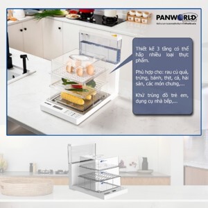 Máy hấp điện gấp gọn Panworld PW-2324