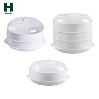 Máy hấp lò vi sóng Homyl để nấu ăn sức khỏe có nắp Không cần dầu Nồi hấp nhỏ gọn Nồi cho thực phẩm Rau củ Thịt