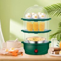 Máy hấp trứng, nồi luộc trứng, máy hấp chống khô gia đình nhỏ, máy hấp trứng, máy ăn sáng đa năng,