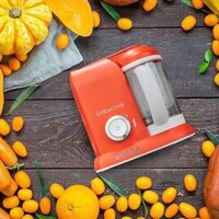 Máy hấp xay đa năng 6 in 1 BABYCOOK BEABA màu đỏ / ghi/ hồng gold / navy