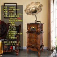 Máy Hát Đĩa Jinmo, Máy Ghi Âm Vinyl Phòng Khách Retro, Máy Nghe Nhạc Cổ Điển Bluetooth, Loa Lớn