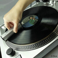 Máy hát đĩa than sạch hơn LP vinyl record Bàn chải chống tĩnh điện ghi âm CD bàn chải làm sạch viny