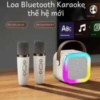 Máy Hát Karaoke Bluetooth Di Động Vikefon K12 Với 1-2 Micro Không Dây 5.3 Pa Hệ Thống Loa Âm Thanh Nổi Cho Gia Đình Họ Hát