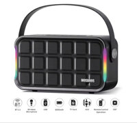 Máy hát karaoke cho người lớn và trẻ em, micro không dây có thể sạc lại, đèn LED đồng bộ nhạc cho tiệc tùng ngày lễ