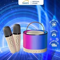 Máy Hát Karaoke Mini K52 Hát Karaoke Không Dây Loa Bluetooth Micro Loa Cài Microphone Họ Hát