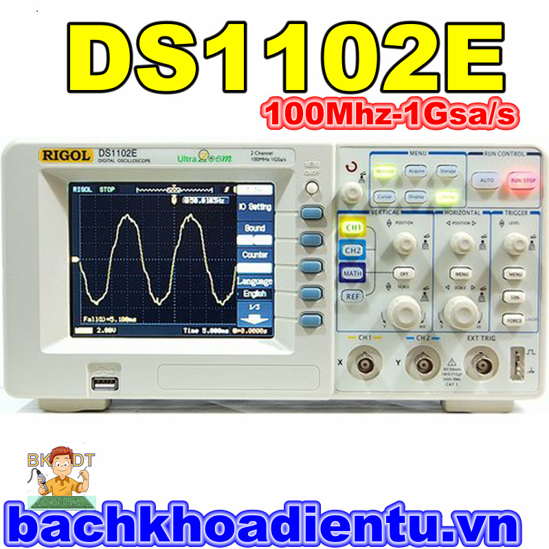 Nơi bán Máy hiện sóng số Rigol DS1102E, 100MHZ, 2 kênh chính hãng giá ...