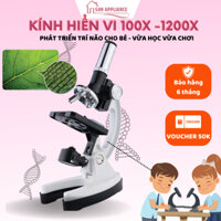 Máy Hiển Vi, Kính Hiển Vi 1200x Cho Bé Học Tập, Nghiên Cứu Khoa Học