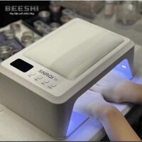 Máy hơ gel SNRQI T8 chính hãng 72W 60 bóng LED/UV - Máy hơ móng làm nail khoang rộng, có đệm kê tay