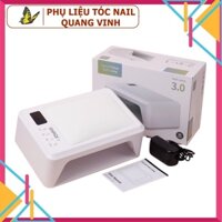 Máy hơ gel SNRQI T8 chính hãng 72W 60 bóng LED/UV - Máy hơ móng làm nail khoang rộng, có đệm kê tay