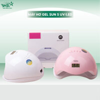 Máy hơ gel SUN 5 UV/LED tem xanh 48W 24 bóng đèn - Máy hơ móng mini dành cho học viên Nailbnd