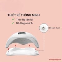 Máy hơ gel SUN 5 UV/LED tem xanh 48W 24 bóng đèn - Máy hơ mini dành cho học viên thực hành NEW NAILBOX THIẾT KẾ_TD