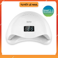 Máy hơ gel SUN 5 UV/LED tem xanh 48W 24 bóng đèn - Tuyết Lê Nail