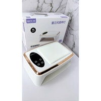 Máy hơ gel SUN MATE 60 chính hãng 380W 90 bóng LED/UV. Máy hơ móng làm nail khoang rộng, có đệm kê tay