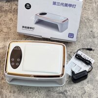 Máy hơ gel SUN MATE-60 T10   380W 90 bóng LED/UV - Máy hơ móng làm nail khoang rộng, có đệm kê tay
