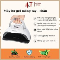 Máy hơ gel Sun - Máy sấy móng tay sun X7 57 bóng đèn LED 180W khô nhanh an toàn cho mắt, không hại da tay