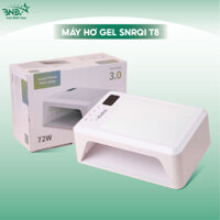 Máy hơ gel T8 SNRQI 72W 60 bóng LED/UV - Máy hơ móng làm nail khoang rộng, có đệm kê tay Nailbnd
