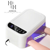 Máy hơ nail Ctar8 mẫu mới 69 bóng/180w có gối kê tay,cảm ứng 5 chế độ giây