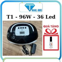 Máy hơ son gel T1 96W 36 Đèn Led UV , Đen hơ , sấy móng tay chân nail nhanh khô loại to vừa 2 Tay 2 Chân