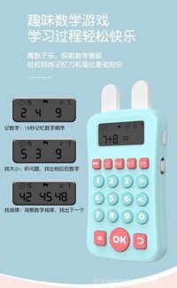 MÁY HỌC TOÁN TÍNH NHẨM CỘNG TRỪ NHÂN CHIA CHO TRẺ GIỌNG NÓI TIẾNG VIỆT