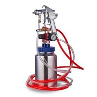 máy hơi phun sơn Rongchen 2L 5L10L15L nòng áp phun W77 đường kính lớn sơn sơn cao su nước trong nước súng phun may phun son đầu phun sơn Máy phun sơn cầm tay