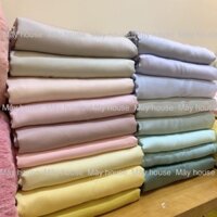 MÂY HOUSEGa giường Lụa Tencel cao cấp trơn màu, drap bo chun trải nệm 1m6 x 2m , 1m8X2m , ra bọc