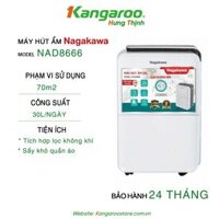Máy hút ẩm 30L Nagakawa NAD8666