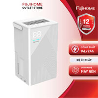 Máy hút ẩm dùng máy nén nhập khẩu FUJIHOME DH14 Công suất hút 14 lít/ ngày - Bảo hành 24 tháng