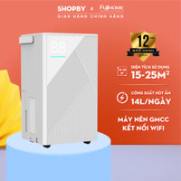 Máy hút ẩm dùng máy nén nhập khẩu FUJIHOME DH14 Công suất hút 14 lít/ ngày - Ionier lọc không khí