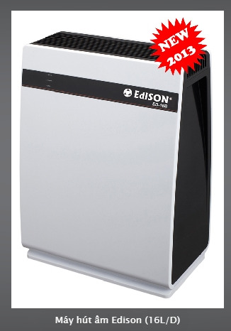 Máy hút ẩm Edison 16L/D - 2.5 lít, 410W