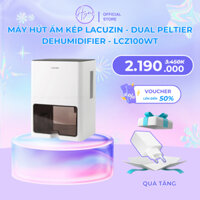 Máy hút ẩm kép Lacuzin - Dual Peltier Dehumidifier - LCZ100WT - công suất 60W