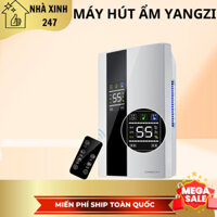 Máy hút ẩm không khí, máy hút ẩm Yangzi dung tích 2,2 lít công suất lớn,có điều khiển từ xa và tự ngắt khi bình đầy nuoc