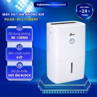 Máy hút ẩm không khí phòng 50M2 -120M2 Fujie nhập khẩu, máy hút ẩm công nghiệp thoát nước liên tục hẹn giờ tự ngắt