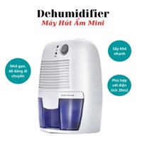 Máy Hút Ẩm Mini Dehumidifier Trang Bị Màng Lọc Loại Bỏ Các Chất Ô Nhiễm, Khói, Bụi Trong Không Khí, Bảo hành Lỗi 1 Đổi 1