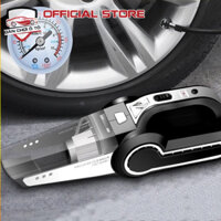 Máy hút bụi  4 trong 1 cầm tay đa năng kiêmBơm Lốp Ô Tô , Đo Áp Suất Lốp đèn pin chiếu sáng