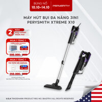 Máy hút bụi cầm tay đa năng PerySmith XTREME X10 lực hút mạnh 19500PA hàng chính hãng bảo hành 24 tháng