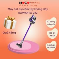 Máy hút bụi cầm tay đa năng không dây hút bụi giường nệm/ xe hơi/ gia đình ROWANTO V22 HYPER DETECT - MOCO KIDS