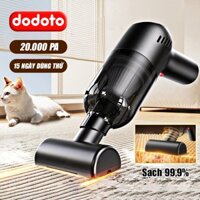 Máy hút bụi cầm tay dodoto, máy hút bụi giường nệm mini không dây lực hút 20.000 Pa công suất 120w, Bảo hành 12 tháng