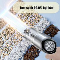 Máy hút bụi cầm tay dodoto, máy hút bụi giường nệm mini không dây lực hút 25.000 Pa công suất 120w