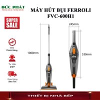 Máy hút bụi cầm tay Ferroli FVC-600H1 lọc bụi HEPA, Hộp chứa bụi 1.5L, Thiết kế nhỏ gọn, dễ tháo lắp