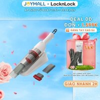 Máy hút bụi cầm tay không dây LocknLock ENV136WHT 75W, Hàng chính hãng, bộ lọc HEPA - JoyMall