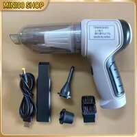 Máy Hút Bụi Cầm Tay Không Dây Nhật Bản TAMASHIO 6 Đầu Hút, Máy Hút Bụi Ô Tô, Giường Nệm, Lông Chó Mèo