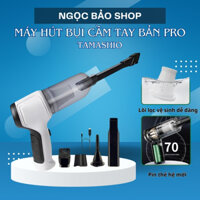 Máy Hút Bụi Cầm Tay Không Dây TAMASHIO Nhật Bản, Hút Giường Nệm, Lông Chó Mèo, Máy Hút Bụi Ô Tô