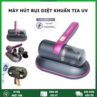 Máy hút bụi cầm tay không giây diệt khuẩn UV, máy hút bụi mịn giường nệm lực hút 10000Pa, máy hút bụi Sofa, đệm ghế
