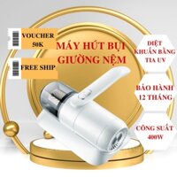 Máy Hút Bụi Cầm Tay, Máy Hút Bụi Giường Nệm Sofa Perysmith Không Dây, Lực Hút 12000PA Diệt Khuẩn Tia UV, Làm Khô