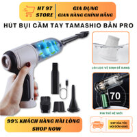 Máy Hút Bụi Cầm Tay Mini Không Dây 6 Đầu Hút Của TAMASHIO Nhật Bản , Máy Hút Bụi Ô Tô Bản Cao Cấp