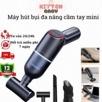 Máy Hút Bụi Cầm Tay Mini Kitten Baby Không Dây Đa Năng Hút Bụi Giường Nệm Ô Tô Mọi Ngóc Ngách Trong Gia Đình BH 12 Tháng