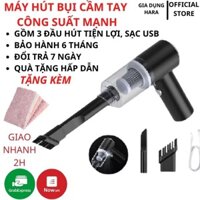 Máy Hút Bụi Cầm Tay, Mini Không Dây, Hút Bụi Gường Nệm Sofa Vệ Sinh Ô Tô, Gia Đình, Ga Giường Cao Cấp Công Suất 120W